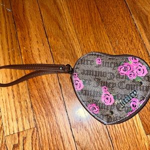 Juicy Couture heart coin purse
